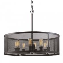  10229 ROB - Mesh 30" Drum Chandelier